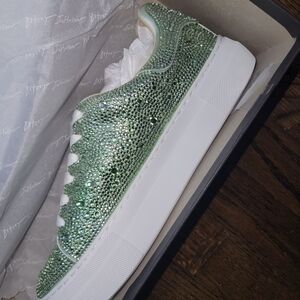 Betsey Johnson Light Green Women's Sneakers